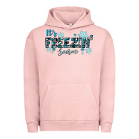 Pigment Salmon It's Freezin Season Winter Urban Hoodie - RanaPortraitStore