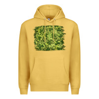 Antique Gold st patrick's day shamrock leopard background Premium Hoodie - RanaPortraitStore