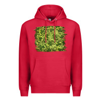 Cardinal st patrick's day shamrock leopard background Premium Hoodie - RanaPortraitStore