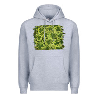 Heather Grey st patrick's day shamrock leopard background Premium Hoodie - RanaPortraitStore