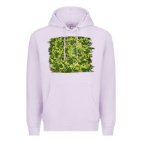 Lilac st patrick's day shamrock leopard background Premium Hoodie - RanaPortraitStore