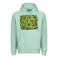 Seafoam st patrick's day shamrock leopard background Premium Hoodie - RanaPortraitStore