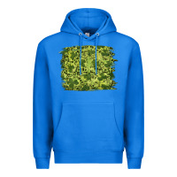 True Royal st patrick's day shamrock leopard background Premium Hoodie - RanaPortraitStore