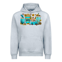 Heather Grey truck coffee cups Urban Hoodie - texasbilliewilder