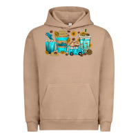 Pigment Burro truck coffee cups Urban Hoodie - texasbilliewilder