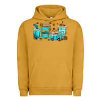 Pigment Peanut Butter truck coffee cups Urban Hoodie - texasbilliewilder