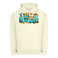Pigment Pistachio truck coffee cups Urban Hoodie - texasbilliewilder