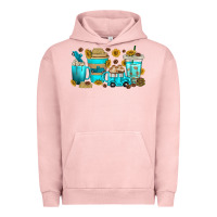 Pigment Salmon truck coffee cups Urban Hoodie - texasbilliewilder