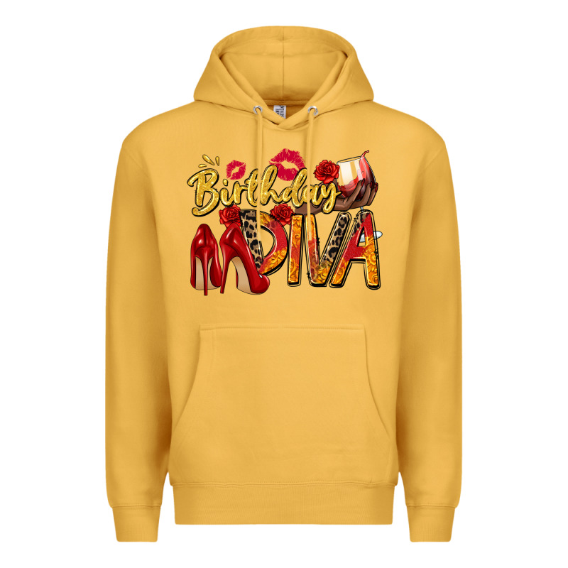 Birthday Diva Premium Hoodie by Zillion Design Studio | Teevron