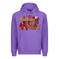 Purple birthday diva Premium Hoodie - Zillion Design Studio