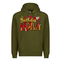 Army Green birthday diva Premium Hoodie - Zillion Design Studio