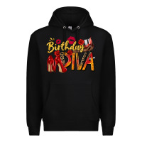 Black birthday diva Premium Hoodie - Zillion Design Studio