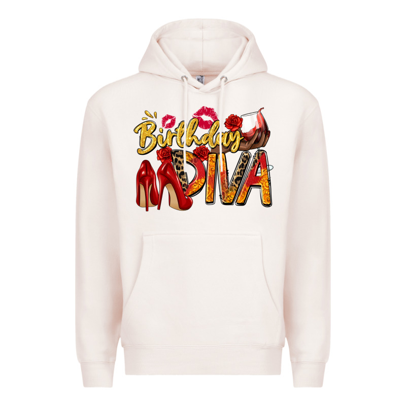 Birthday Diva Premium Hoodie by Zillion Design Studio | Teevron