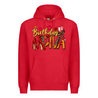 Red birthday diva Premium Hoodie - Zillion Design Studio
