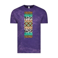 Cloud Purple fall pattern Vintage Tee - Artiststas