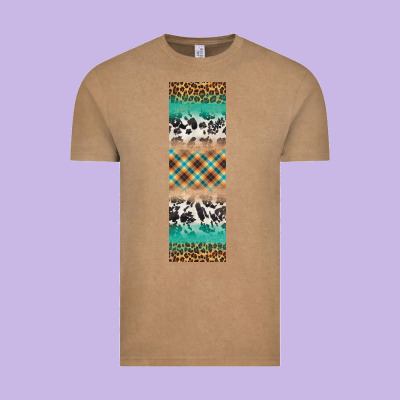 Fall Pattern Vintage Tee Designed By Artiststas