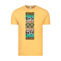 Vintage Mustard fall pattern Vintage Tee - Artiststas