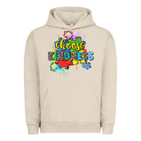 Pigment French Oak choose kindness Urban Hoodie - Zillion Design Studio