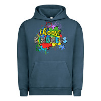 Pigment Midnight Navy choose kindness Urban Hoodie - Zillion Design Studio