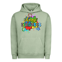Pigment Oil Green choose kindness Urban Hoodie - Zillion Design Studio
