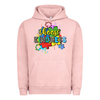 Pigment Salmon choose kindness Urban Hoodie - Zillion Design Studio