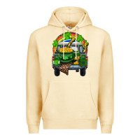 Pina Colada St Patrick's Day Truck With Pot Of Gold Horseshoe And Rainbow Premium Hoodie - RanaPortraitStore