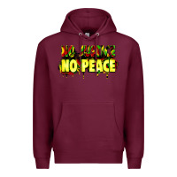 Burgundy no justice no peace Premium Hoodie - Zillion Design Studio