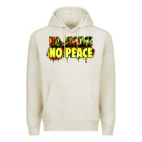 Oatmeal Heather no justice no peace Premium Hoodie - Zillion Design Studio