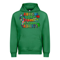 Emerald autism is not a disability its a different ability Urban Hoodie - Zillion Design Studio