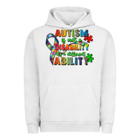 Pigment Lunar Rock autism is not a disability its a different ability Urban Hoodie - Zillion Design Studio