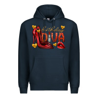 Navy birthday diva Premium Hoodie - texasbilliewilder