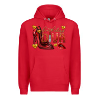 Red birthday diva Premium Hoodie - texasbilliewilder