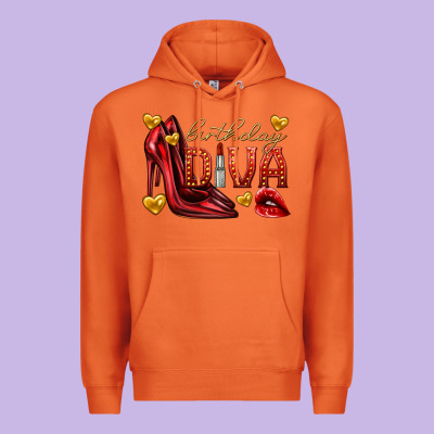 Birthday Diva Premium Hoodie Designed By Texasbilliewilder