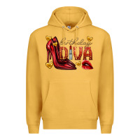 Mustard birthday diva Premium Hoodie - texasbilliewilder