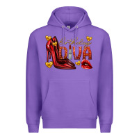 Purple birthday diva Premium Hoodie - texasbilliewilder