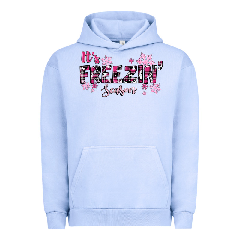 It's Freezin Season Pink Christmas Urban Hoodie by RanaPortraitStore | Teevron