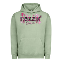 Pigment Oil Green It's Freezin Season Pink Christmas Urban Hoodie - RanaPortraitStore