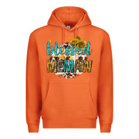 Carrot blessed memaw with sunflowers Premium Hoodie - texasbilliewilder