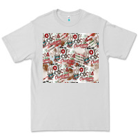 Dove Grey hot cocoa christmas cheer pattern Premium Tee - CowhideDigitalArt