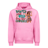 Fuchsia Pink wanted and wild long live cowgirls Urban Hoodie - texasbilliewilder
