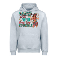 Heather Grey wanted and wild long live cowgirls Urban Hoodie - texasbilliewilder