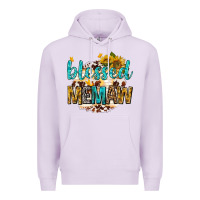 Lilac blessed memaw with sunflowers Premium Hoodie - texasbilliewilder