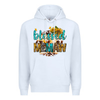 White blessed memaw with sunflowers Premium Hoodie - texasbilliewilder
