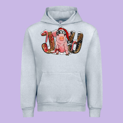 Urban Hoodie Christmas Joy With Pig