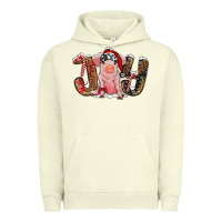 Pigment Pistachio Christmas Joy With Pig Urban Hoodie - RanaPortraitStore