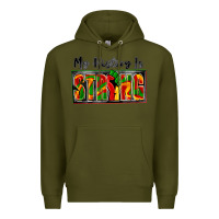 Army Green my history is strong Premium Hoodie - Zillion Design Studio