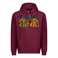 Burgundy my history is strong Premium Hoodie - Zillion Design Studio