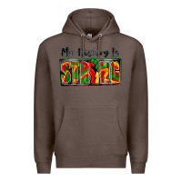 Coffee my history is strong Premium Hoodie - Zillion Design Studio