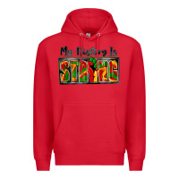 Red my history is strong Premium Hoodie - Zillion Design Studio