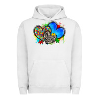 Pigment Lunar Rock autism hearts Urban Hoodie - Zillion Design Studio